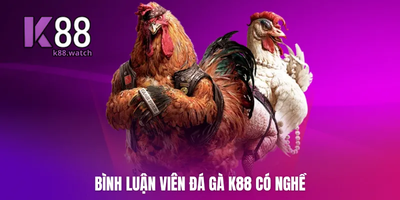 Bình luận viên đá gà K88 có nghề