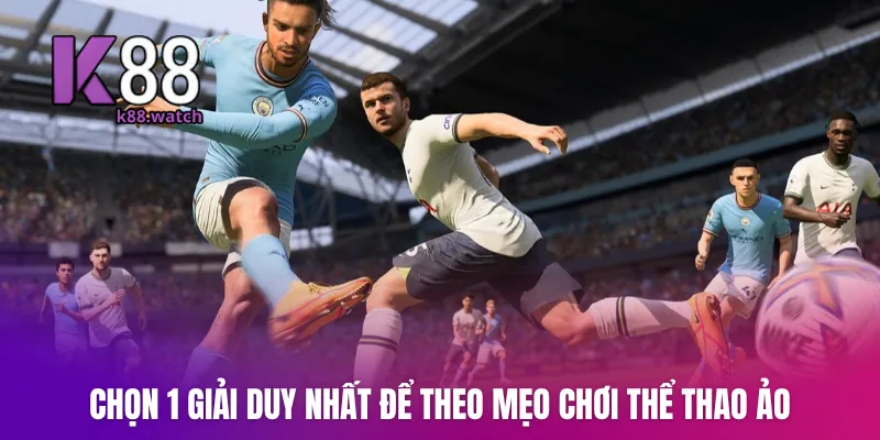 Chọn 1 giải duy nhất để theo mẹo chơi thể thao ảo